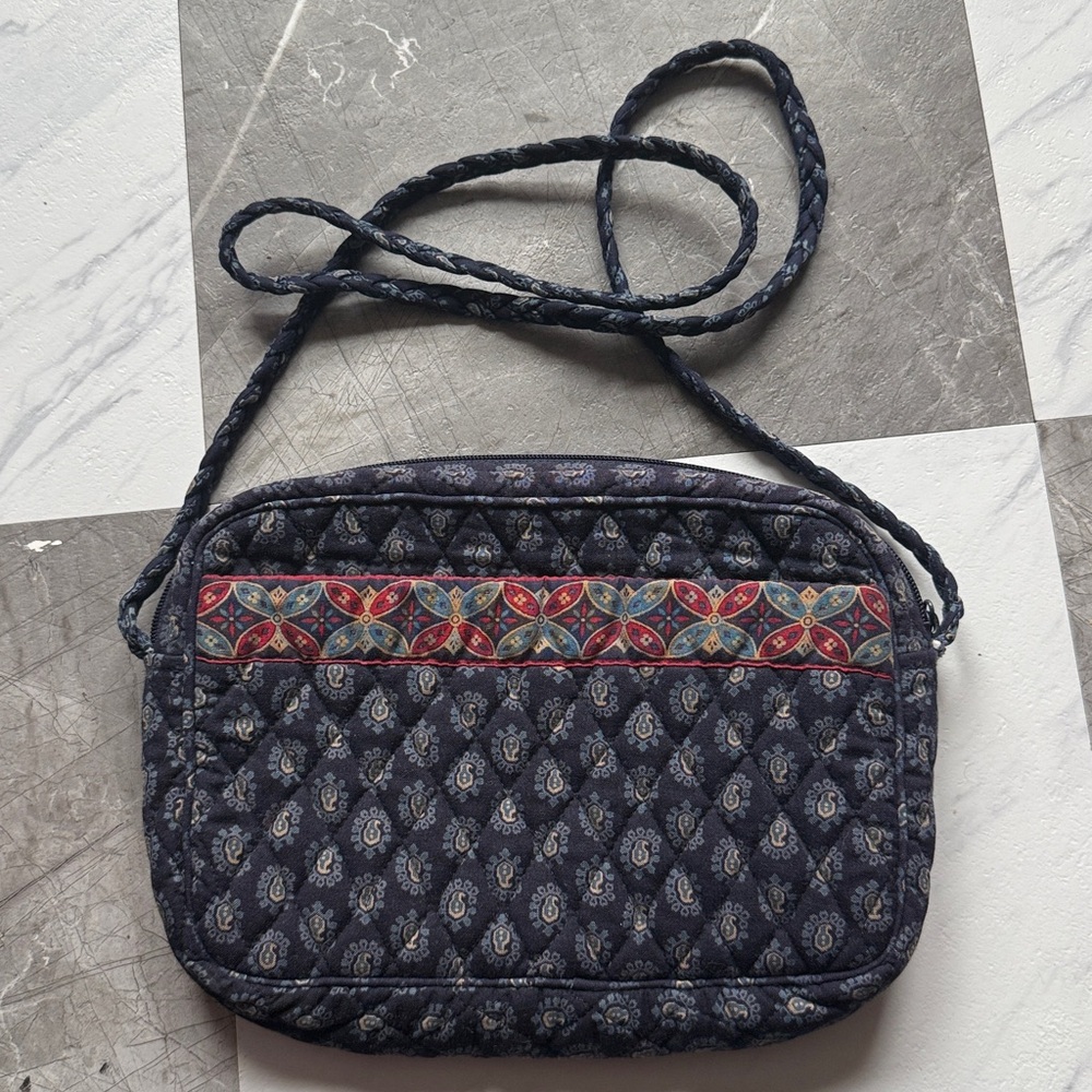 Vera Bradley Classic Navy Blue Crossbody Purse